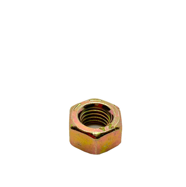 5/16-24in UNF Grade 8 Hex Nut Yellow Zinc