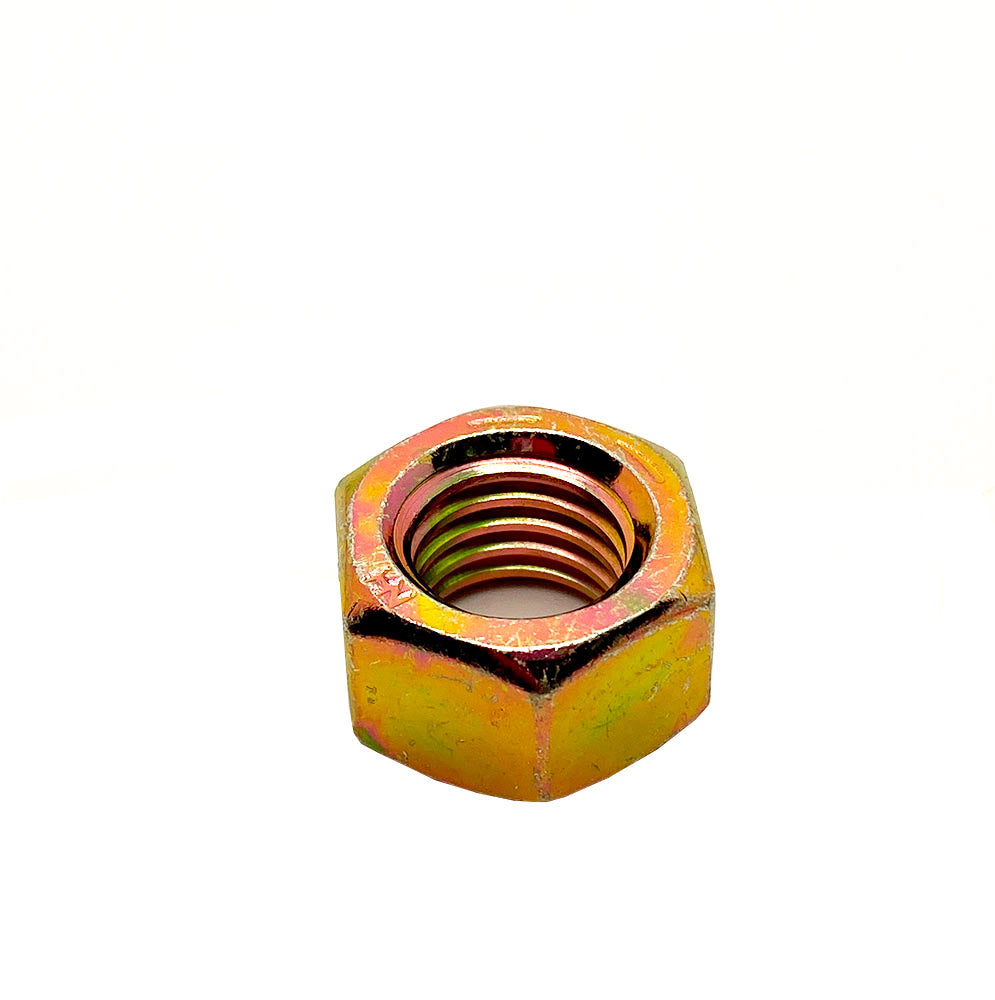 5/8-11in UNC Grade 8 Hex Nut Yellow Zinc