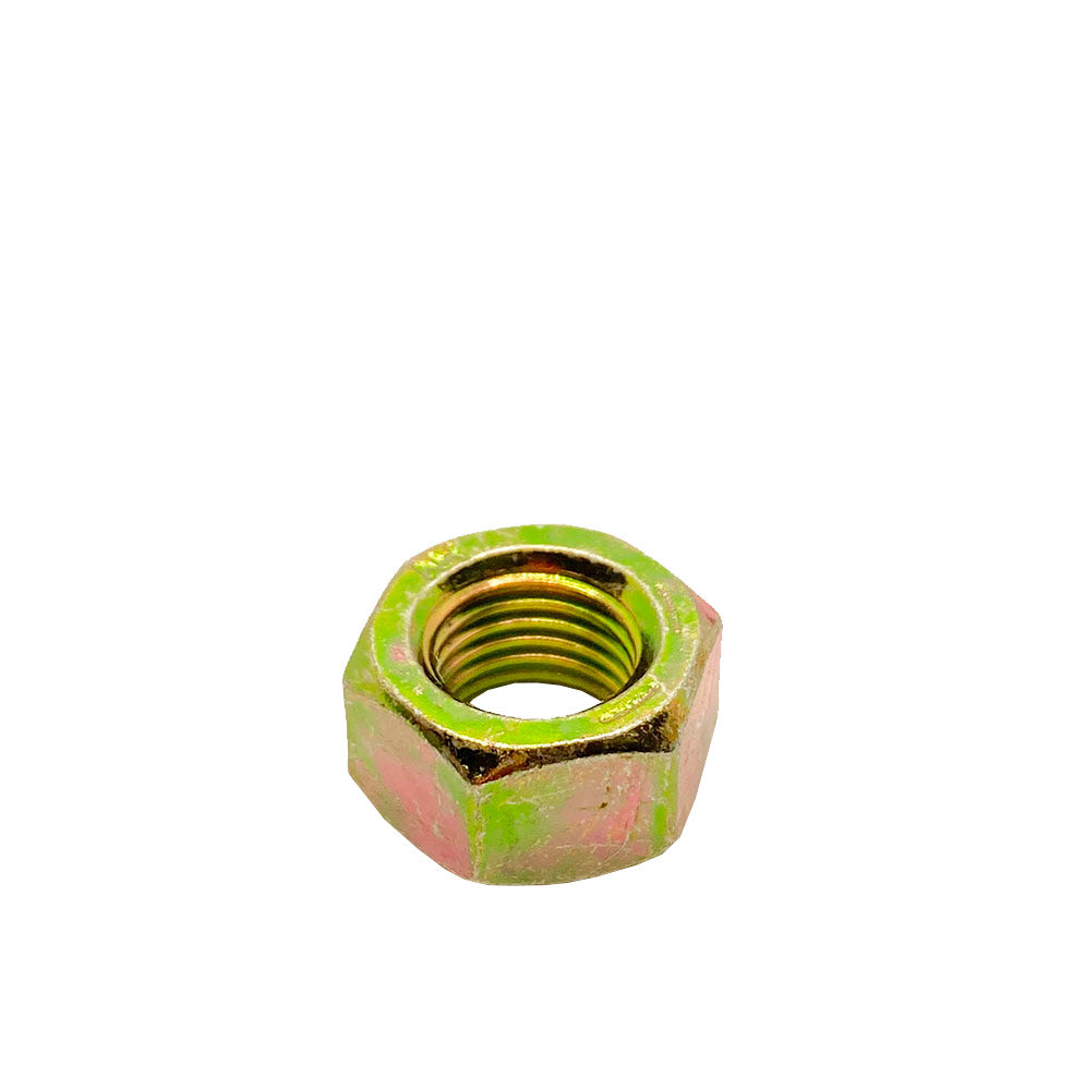 7/16-20in UNF Grade 8 Hex Nut Yellow Zinc