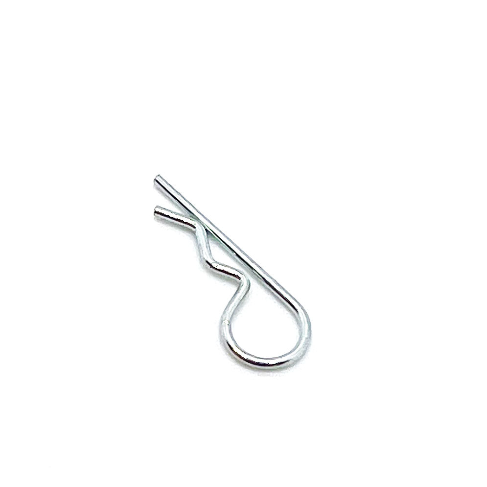 #10 Hair Pin Cotter Clear Zinc