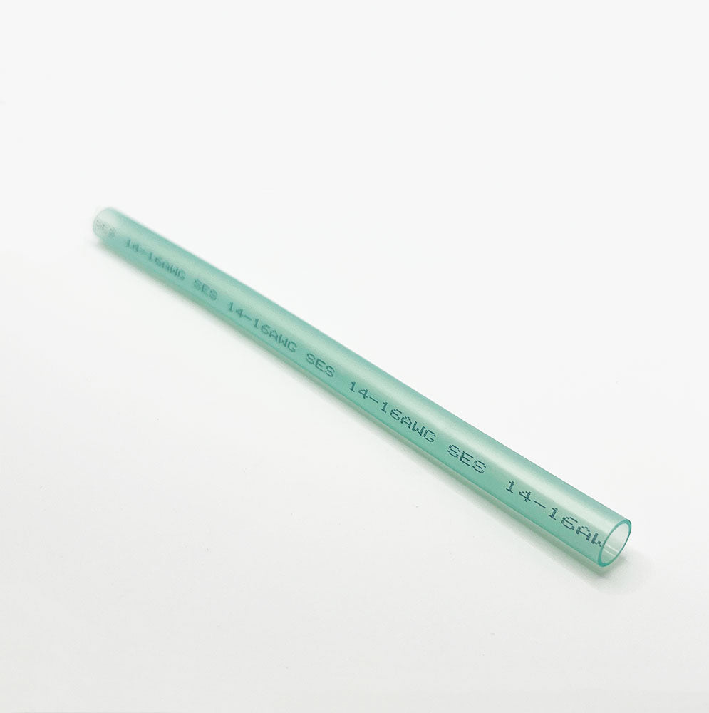 1/4 x 6in Blue Heat Shrink Tubing