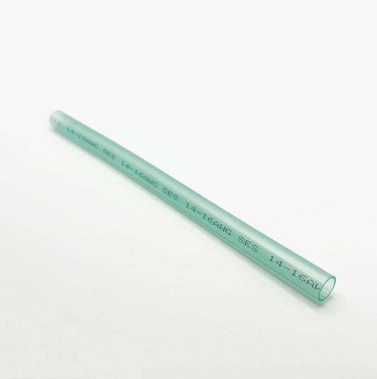 1/4 x 6in Blue Heat Shrink Tubing