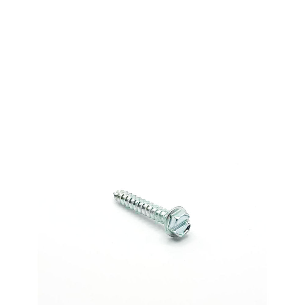 #6 x 1in Slotted Hex Washer Tapping Screw