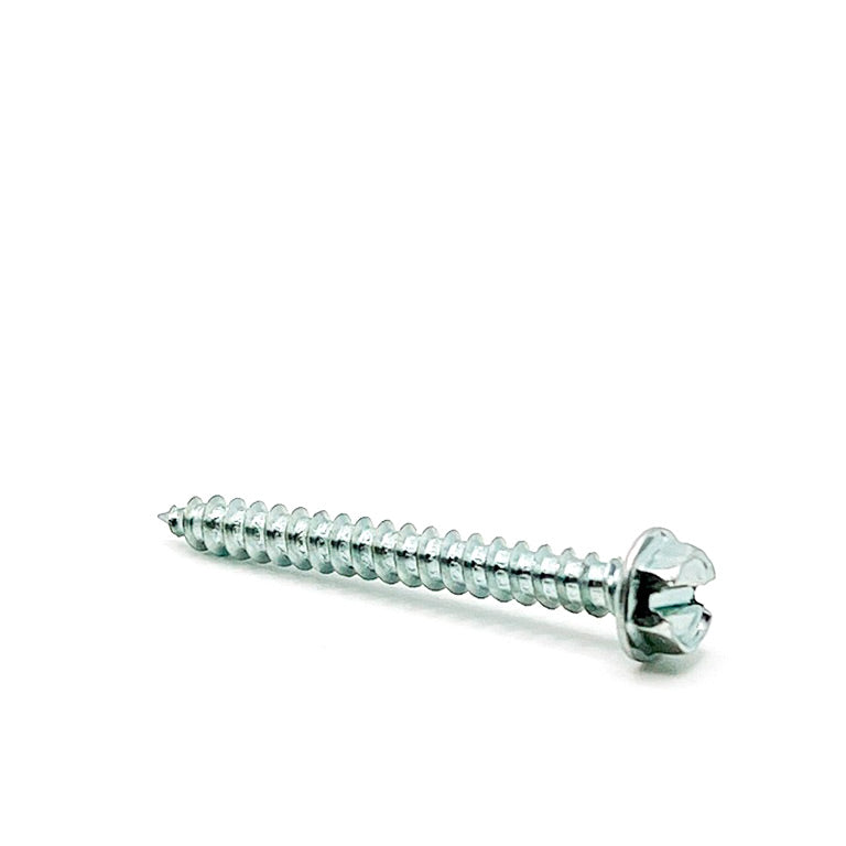 #8 x 1-1/4in Slotted Hex Washer Tapping Screw