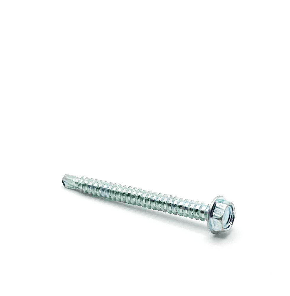 #8 x 1-3/4in Hex Washer Tek Screw