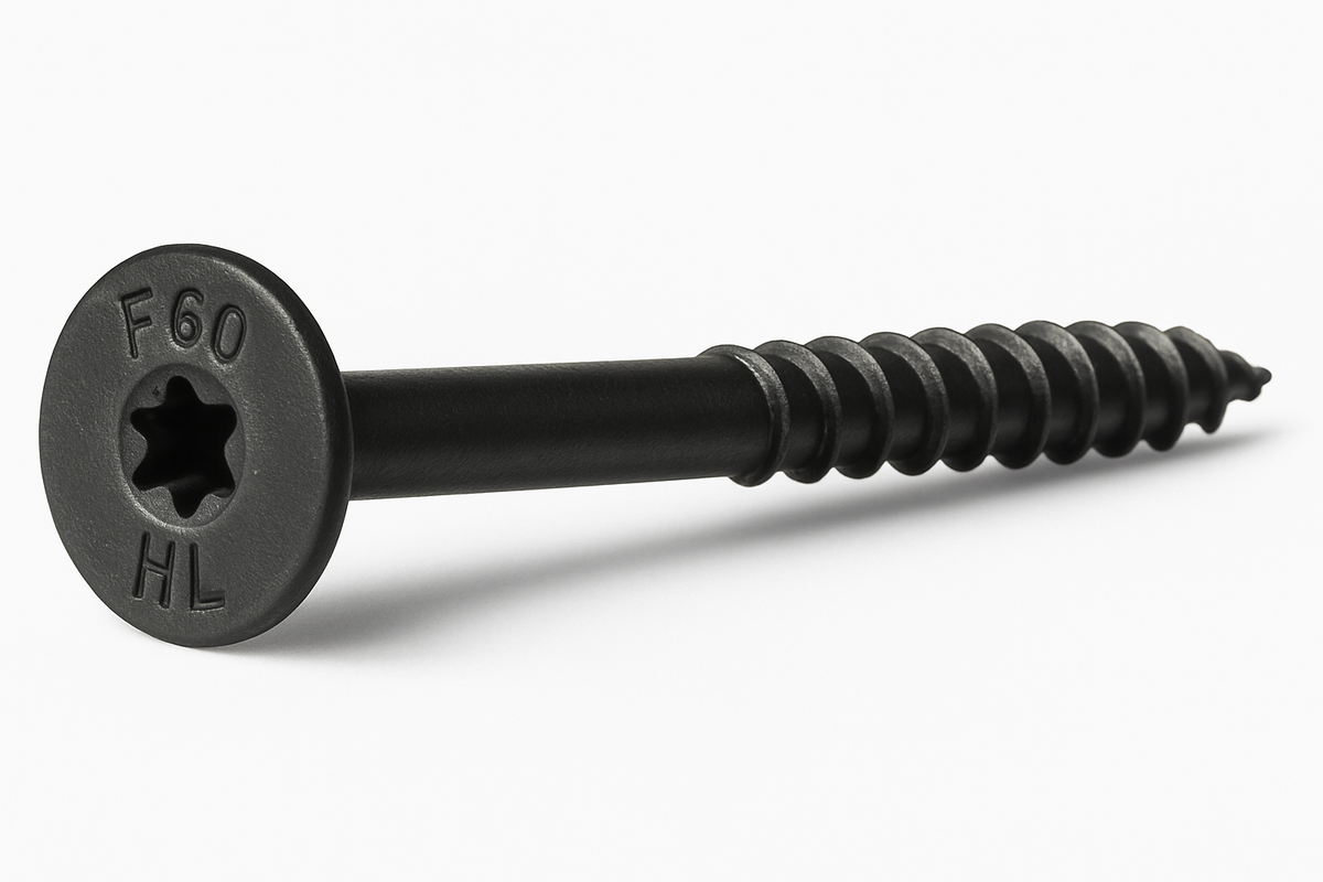 12" Fastenmaster HeadLOK Structural Wood Screw Flathead Torx T-Tap T30 - Bucket (250)