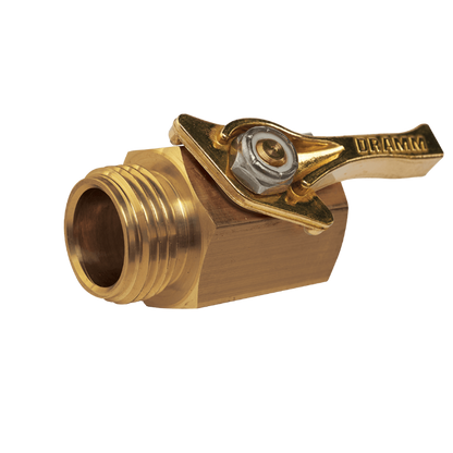 Dramm 3/4 Inch Heavy Duty Brass Shut off Valve