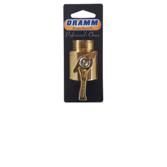 Dramm 3/4 Inch Heavy Duty Brass Shut off Valve