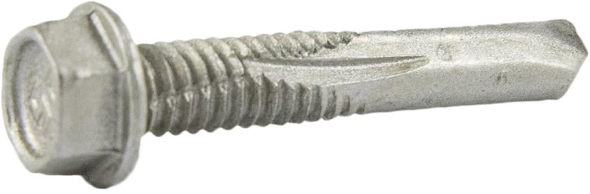 14-20 x 4 Hex Washer Head Self Drilling Screw TEK 5 Strong-Shield Coated