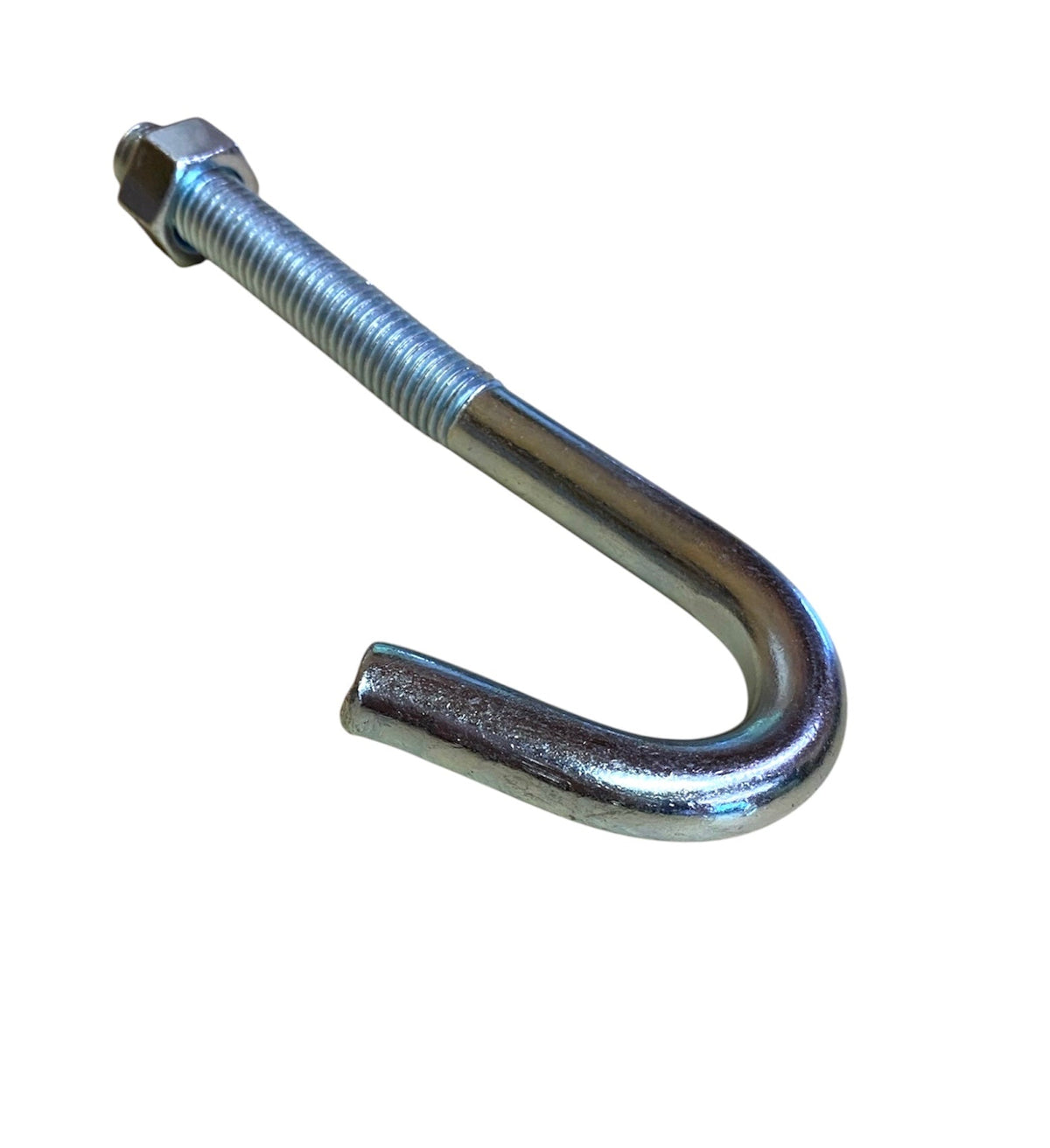 5/8-11 x 7in Heavy J Bolt w/Hex Nut Zinc Plated