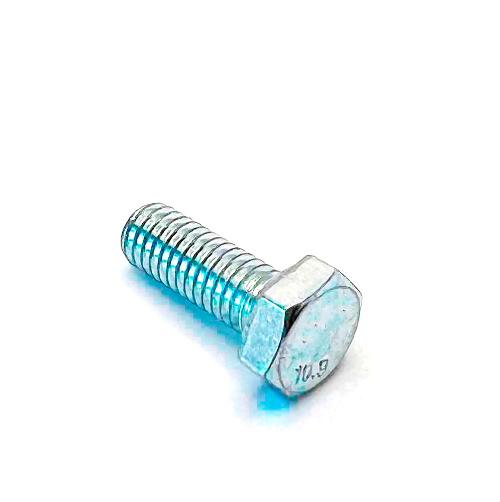 M6-1.0 x 12mm Class 10.9 Hex Cap Screw DIN 933 Full Thread