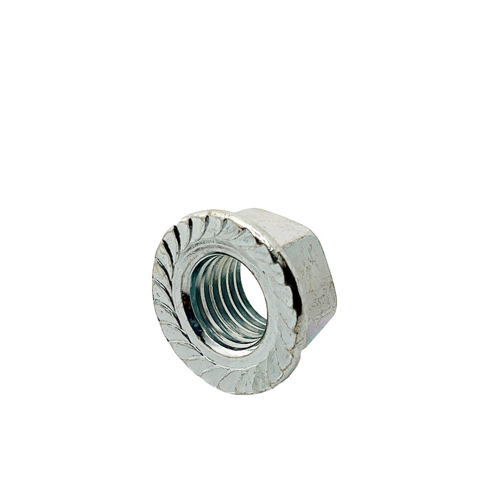 M10-1.25 Class 10.9 JIS-B1190 Serrated Flange Nut Zinc Plated