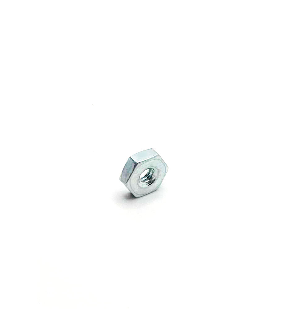 #6-32 UNC Hex Machine Nut Clear Zinc