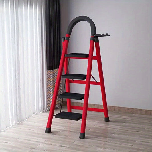 Heavy Duty Folding Step Ladder 3/4/5 Step Non-Slip 500LBS Capacity Portable