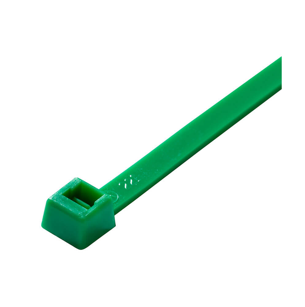 7in Cable Tie Green Nylon