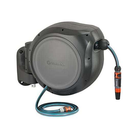 Retractable Hose Reel RollUp 75 ft. Auto retracting & ready-to-use