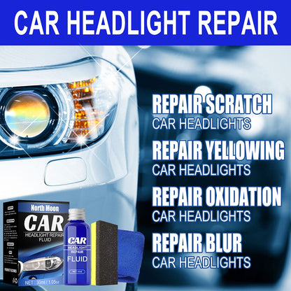 Resin Headlight Repairing Agent Set Anti-scratch Plating Polishing ishment Fluid blue