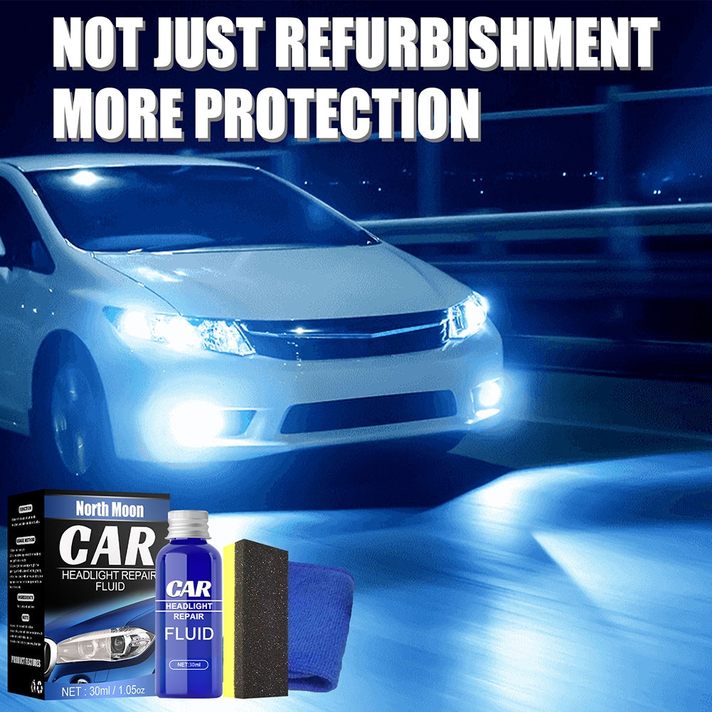 Resin Headlight Repairing Agent Set Anti-scratch Plating Polishing ishment Fluid blue