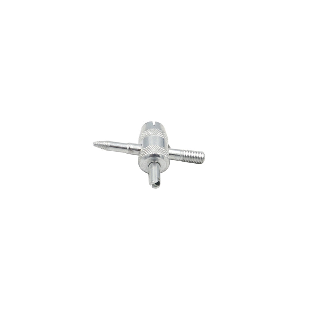 Car Tire Valve Core Repair Kit With Valve Core Single Dual Head Valve Core Remover Valve Stem Removal Tool red