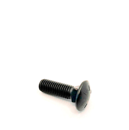 5/8-11 X 2in UNC Grade 5 Full Thread Carriage / Shaker Screen Plow Bolt Plain Finish