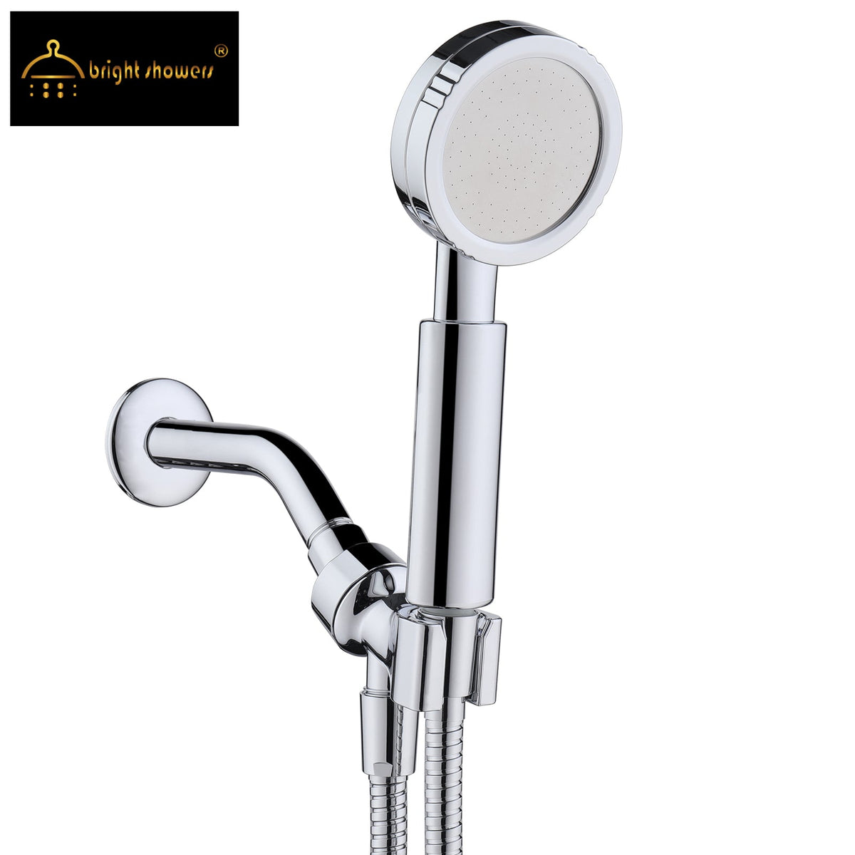 High Pressure Handheld Shower Head Kit, Handheld Shower with 60 Inch Hose and Bracket