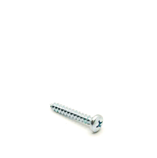 #10 x 1-1/4in Phillps Pan Tapping Screw Clear Zinc