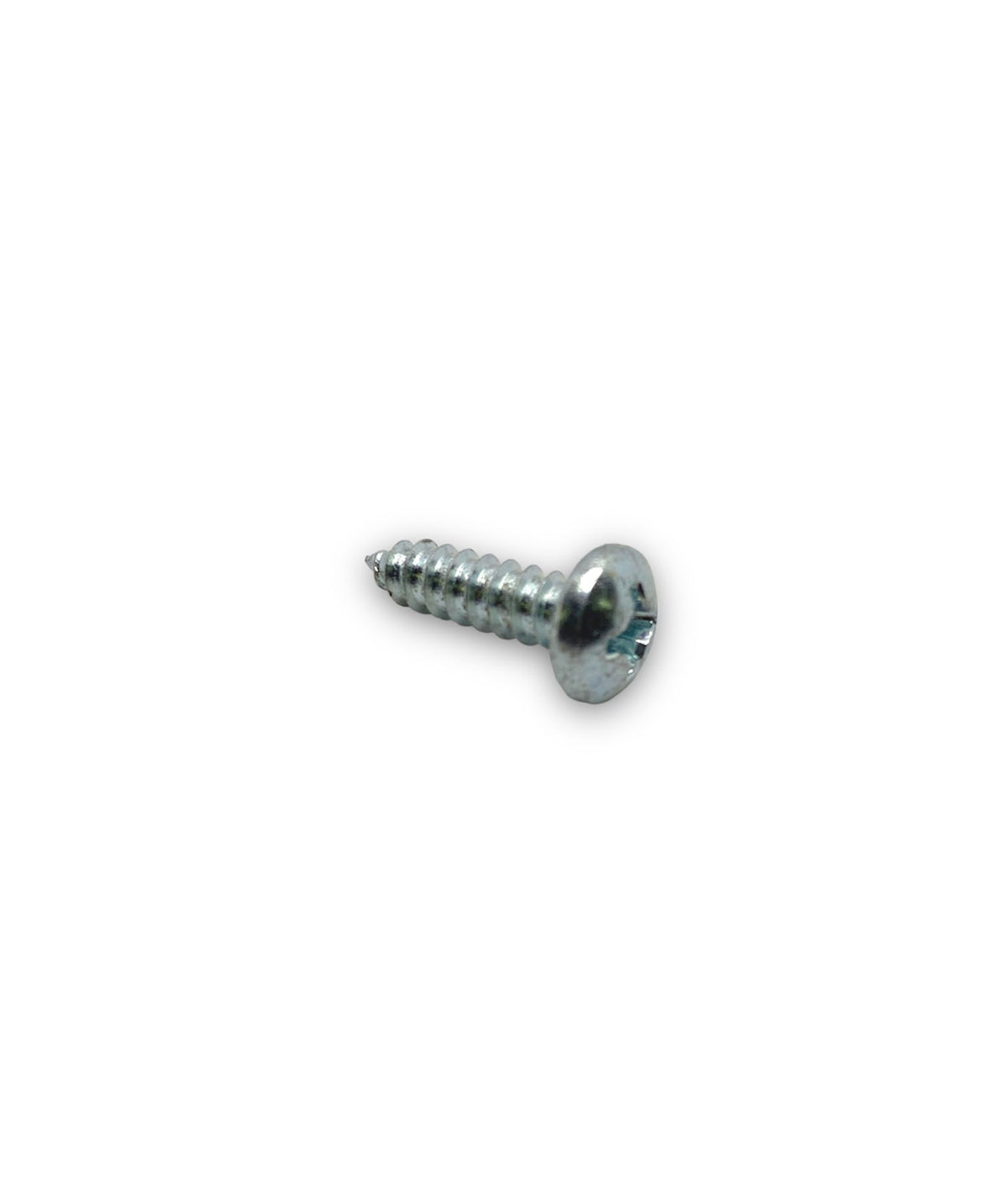 #12 x 3/4in Phillps Pan Tapping Screw Clear Zinc