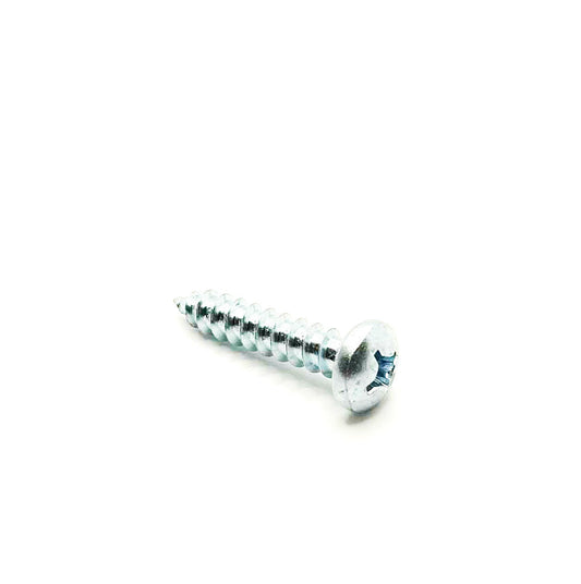 #14 x 1-1/4in Phillps Pan Tapping Screw Clear Zinc