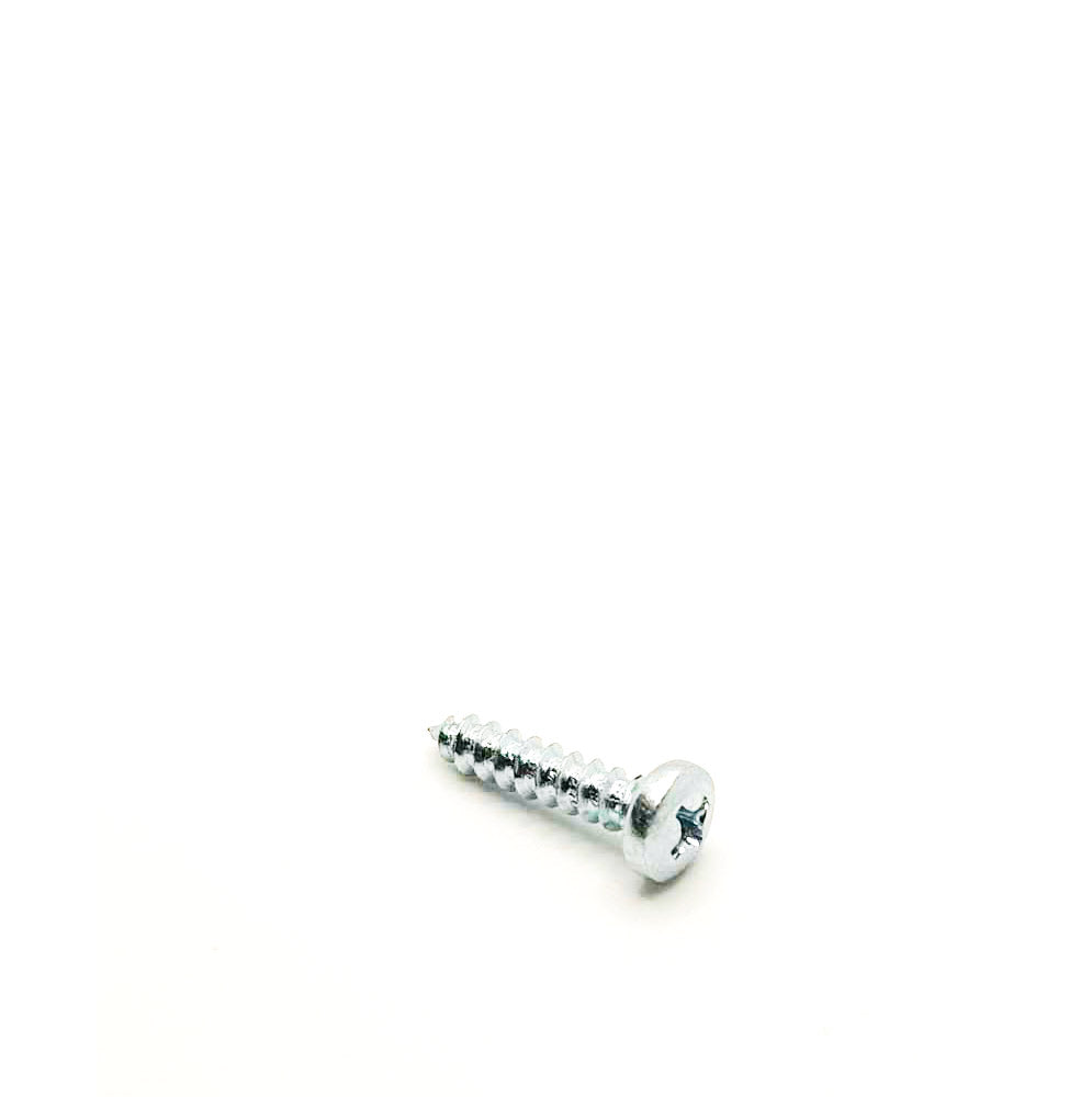 #8 x 5/8in Phillips Pan Tapping Screw Clear Zinc