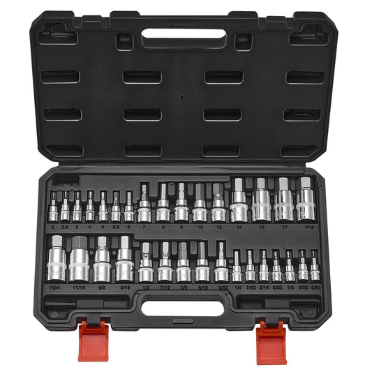 32-Piece Hex Bit Socket Set — One Kit for Your Whole House