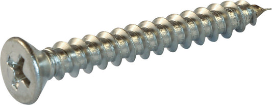 14 x 2 Phillips Flat Sheet Metal Screw 18-8 (A2) Stainless Steel