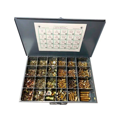 1,020 Piece Grade 8 UNC Hex Head Cap Screw, Nut, and Washer Assortment Starter Kit