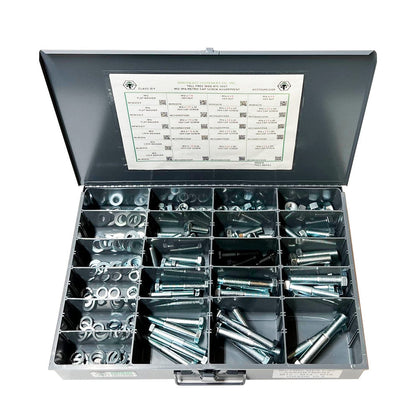 147 Piece Class 10.9 Cap Screw, Nut, and Washer Assortment Starter Kit