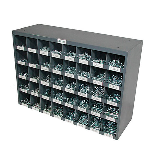 2,225 Piece Grade 5 Hex Head Cap Screw, Nut, and Washer Assortment Refill