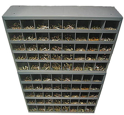 3,110 Piece Grade 8 Hex Head Cap Screw, Nut, and Washer Assortment Starter Kit