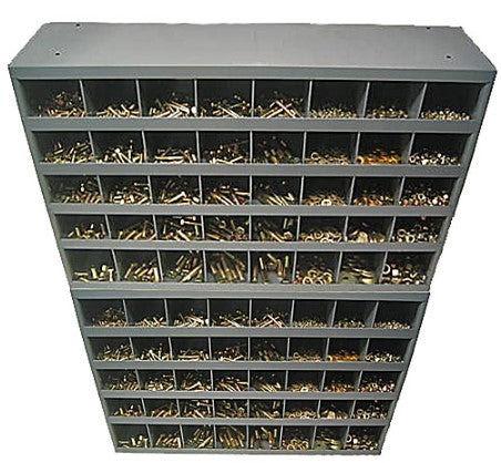 3,110 Piece Grade 8 Hex Head Cap Screw, Nut, and Washer Assortment Starter Kit