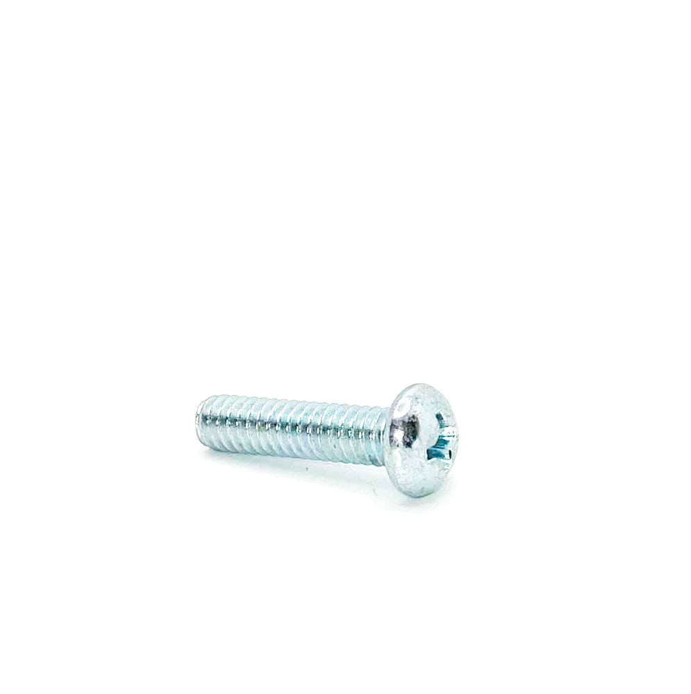 1/4-20 x 1in UNC Phillips Round Machine Screw Clear Zinc