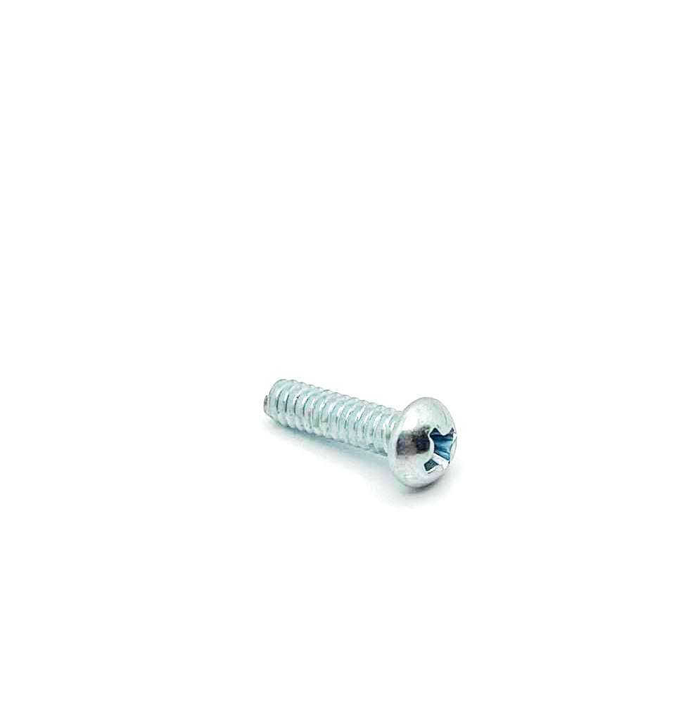 #6-32 x 1/2in UNC Phillips Round Machine Screw Clear Zinc