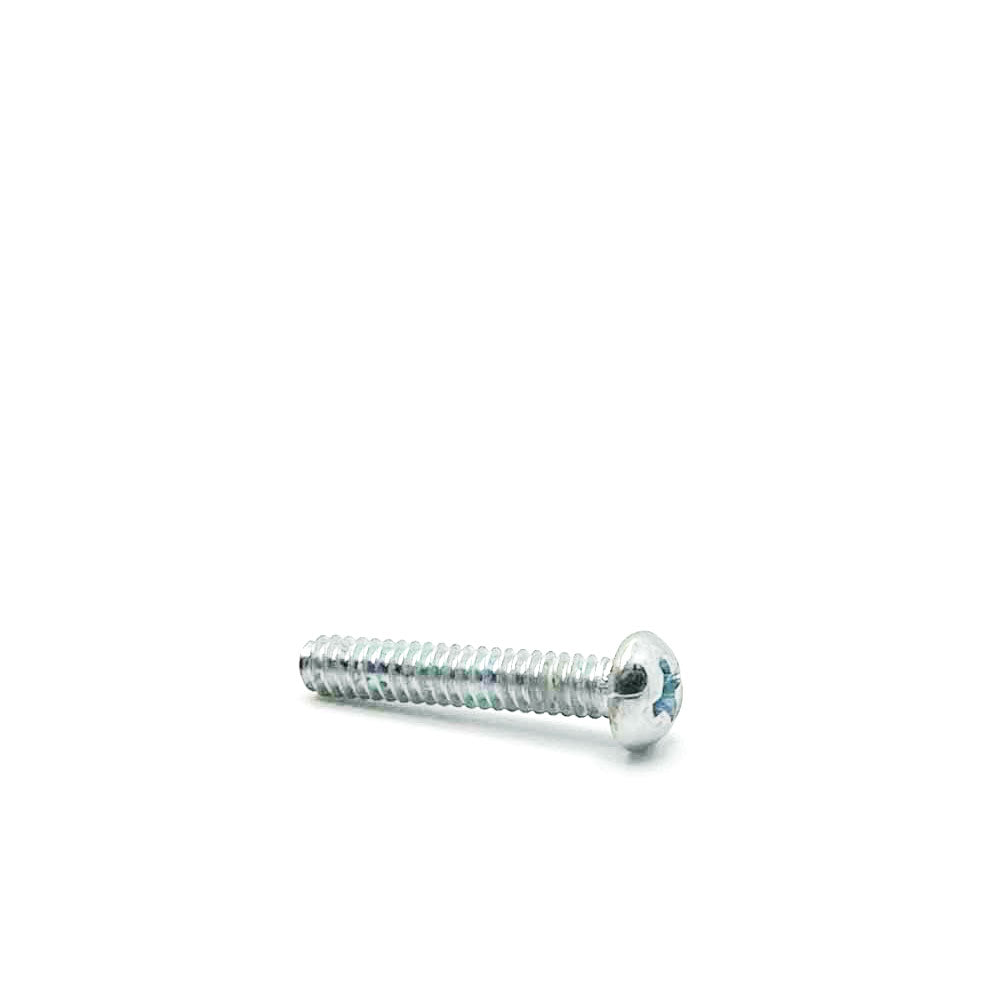 #6-32 x 3/4in UNC Phillips Round Machine Screw Clear Zinc