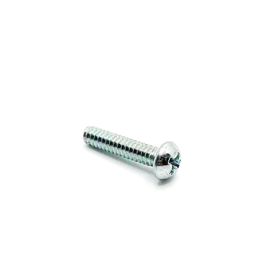 #6-32 x 5/8in UNC Phillips Round Machine Screw Clear Zinc