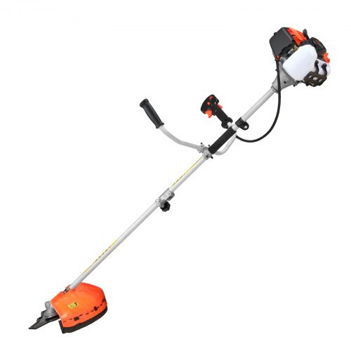 Cordless String Trimmer, 43 cc 2-Stroke, Gas Powered Weed Wacker, 17" Cordless Grass Trimmer, Multi-Functional Lawn Edger with Shoulder Strap & 3T Blade, Weed Eater for Quick Grass Cleaning