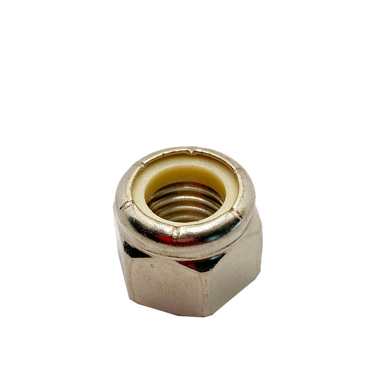 1/2-13in UNC Grade 18.8 Stainless Steel Nylon Lock Nut