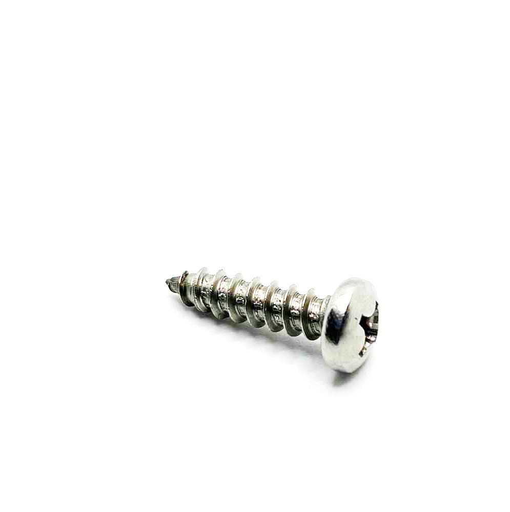 #14 x 1in Phillips Pan Tapping Screw Stainless Steel