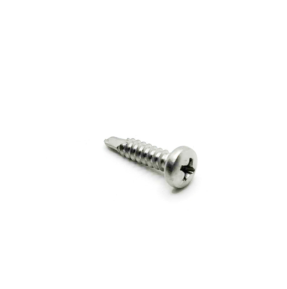 #8 x 3/4in Phillips Pan Tek Screw Stainless Steel