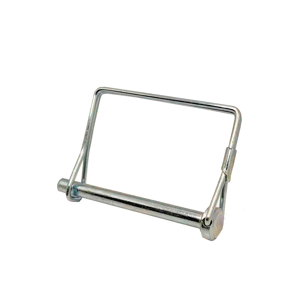 1/4 x 2-1/2in Coil Tension Square Lynch Pin Clear Zinc