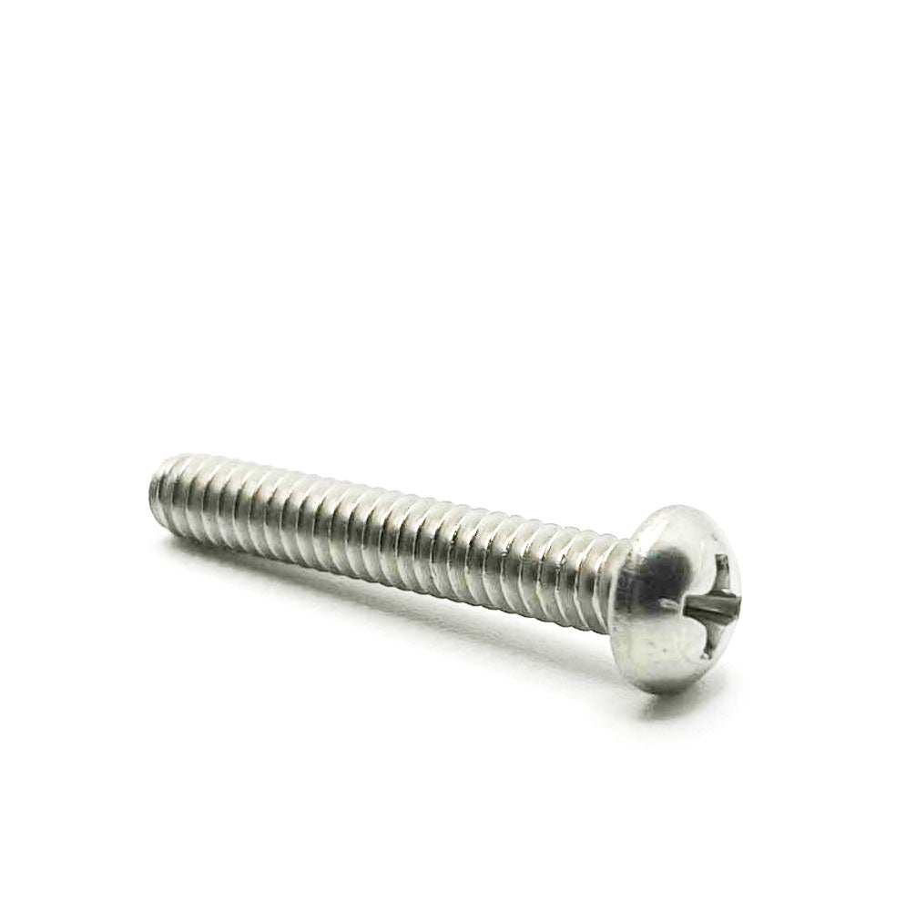 #10-24 x 1-1/4in UNC Stainless Steel Phillips Round Machine Screw