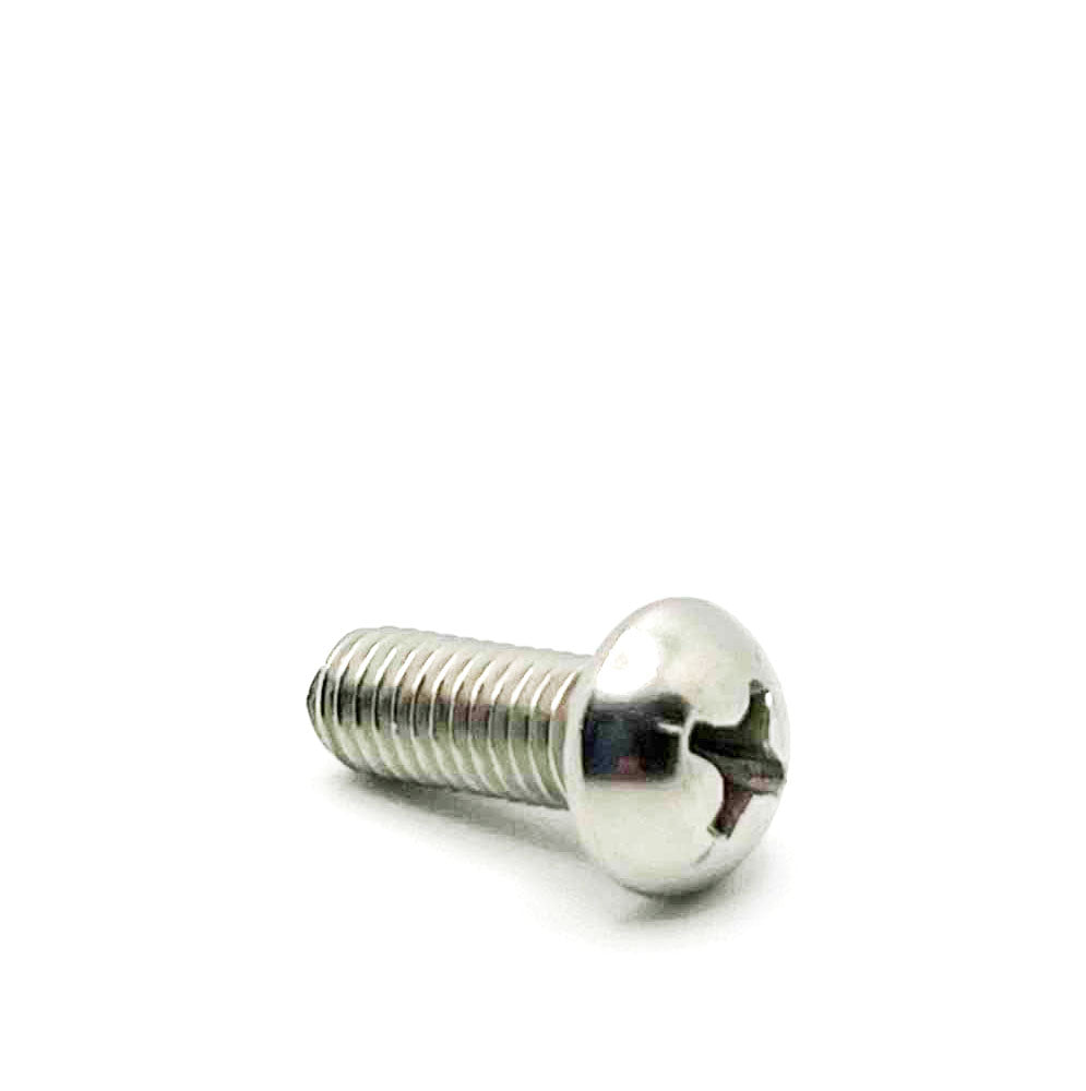 #10-32 x 1/2in UNF Stainless Steel Phillips Round Machine Screw