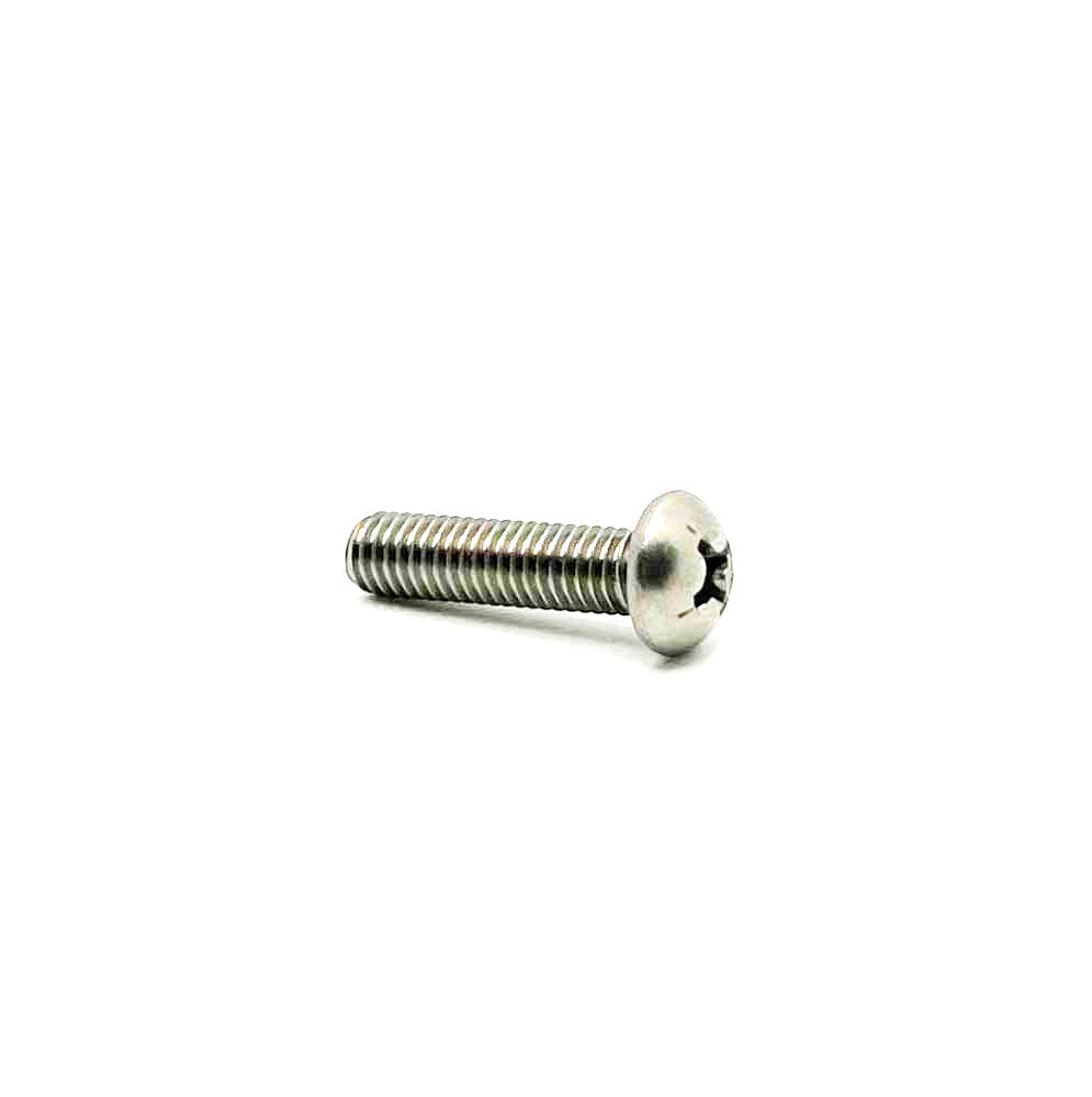 #10-32 x 3/4in UNF Stainless Steel Phillips Round Machine Screw
