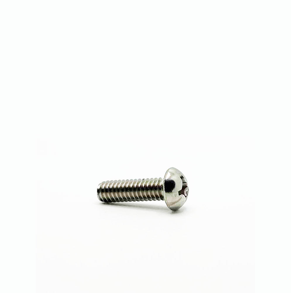 #12-24 x 3/4in UNC Stainless Steel Phillips Round Machine Screw