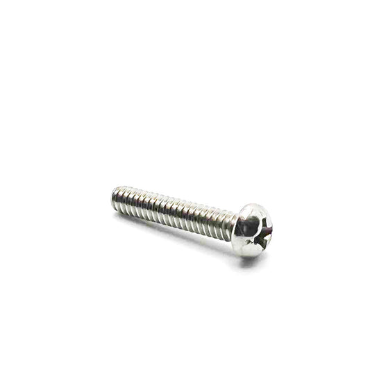 #6-32 x 3/4in UNC Stainless Steel Phillips Round Machine Screw